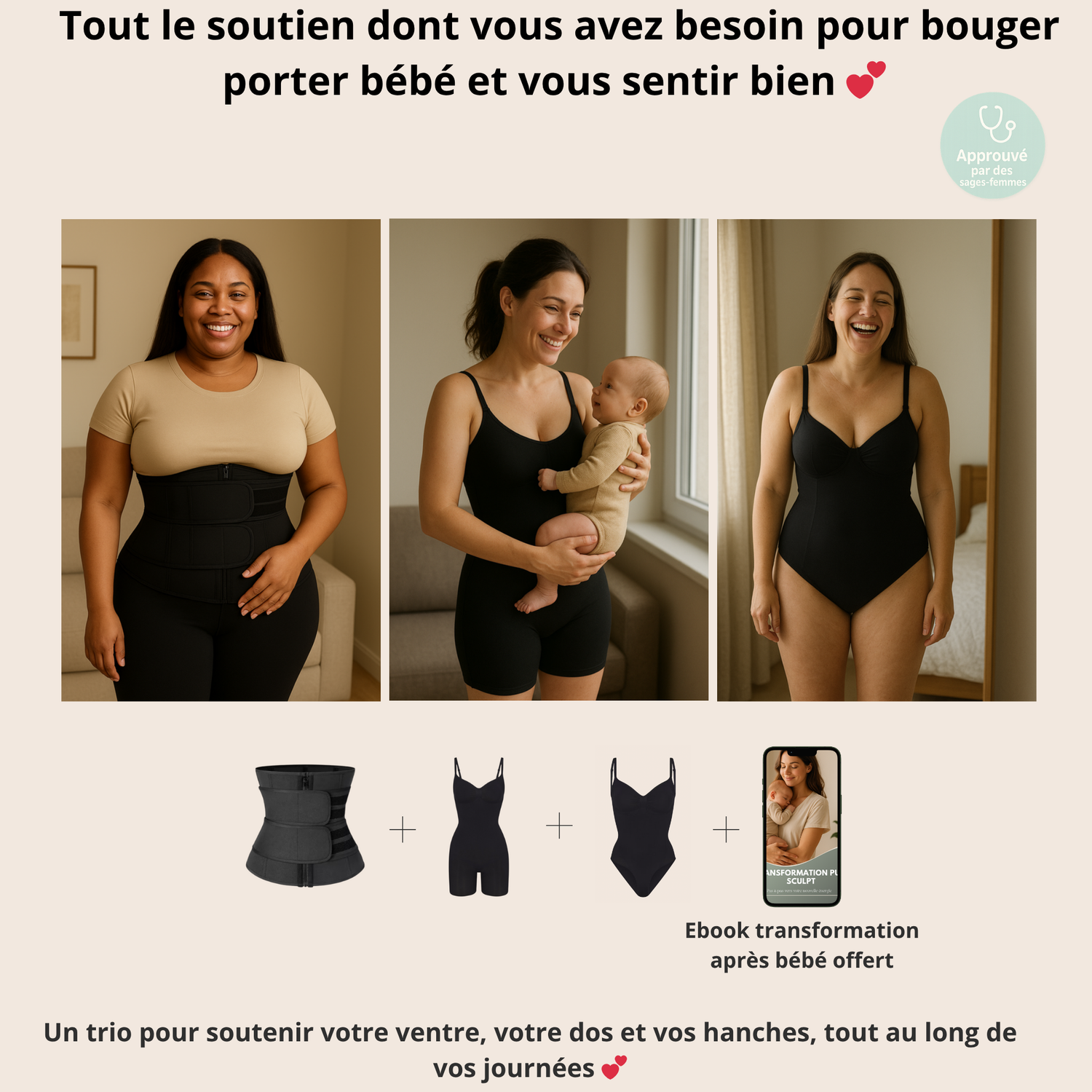 Pack Transformation Pure Sculpt – Body + Combinaison + Gaine